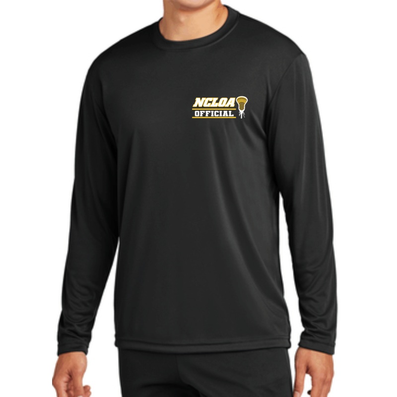 NCLOA Dry Wick L/S Black Tee Shirt