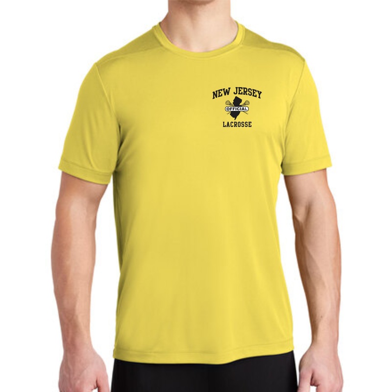 NJILOA Yellow Wick Dry T-Shirt