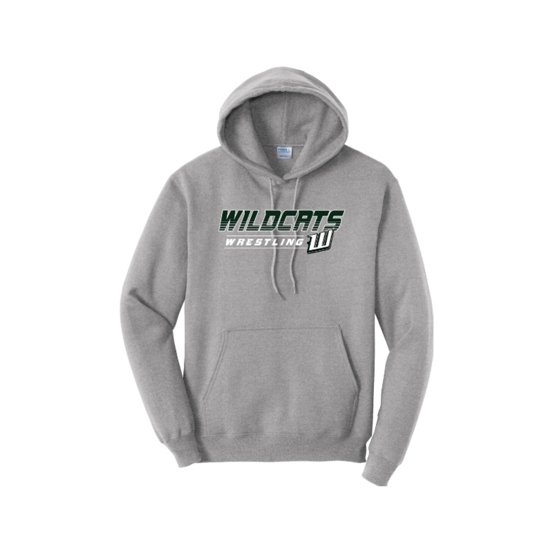 Warsaw Wrestling Port & Company – Core Fleece Pullover Hooded Sweatshirt. PC78H