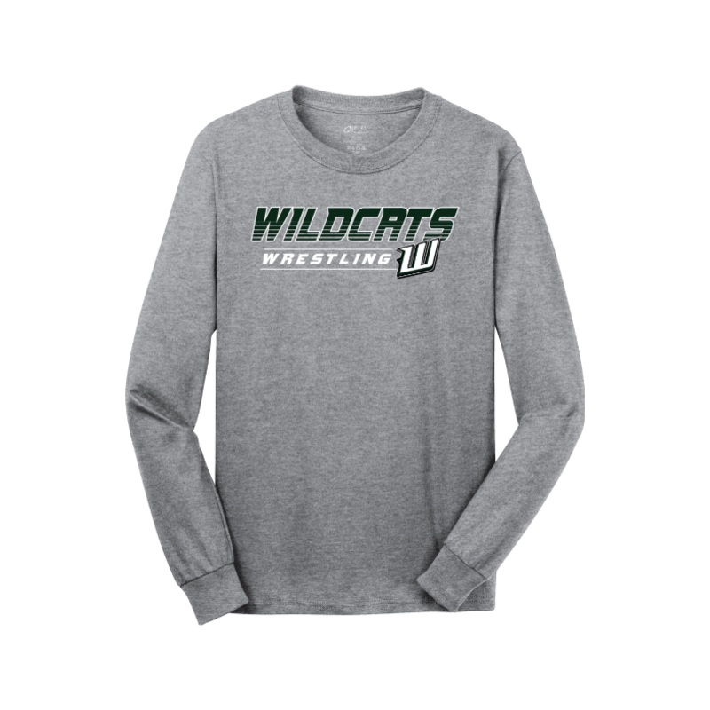 Warsaw Wrestling Port & Company – Long Sleeve Core Cotton Tee. PC54LS
