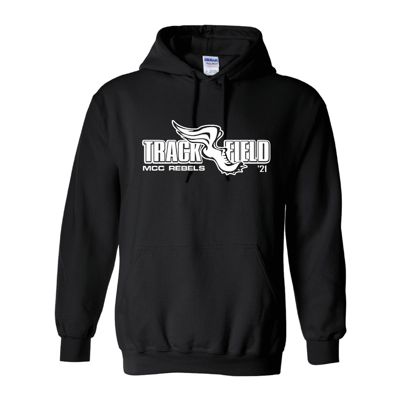 MCC TRACK & FIELD BLACK HOODED SWEATSHIRT #2