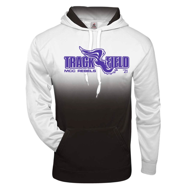 MCC TRACK & FIELD OMBRE BLACK SWEATSHIRT #2