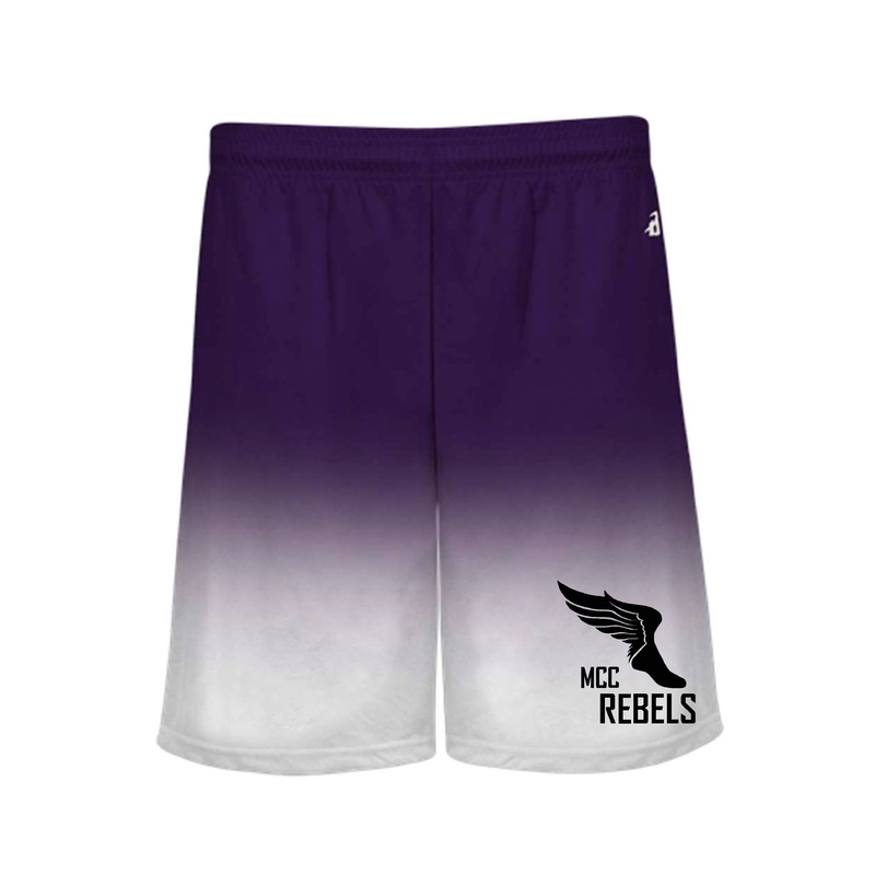 MCC TRACK & FIELD OMBRE PURPLE SHORTS