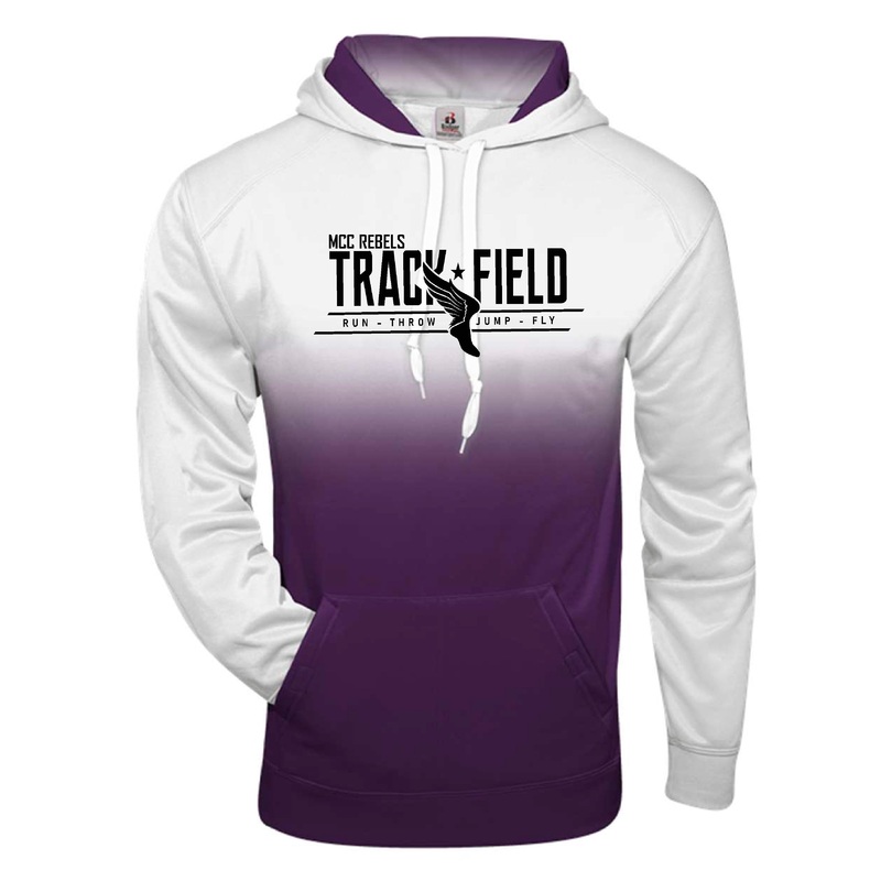 MCC TRACK & FIELD OMBRE PURPLE SWEATSHIRT #1