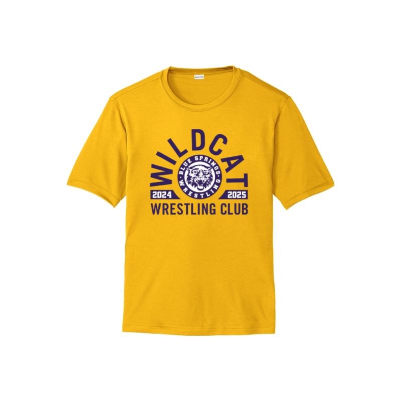Wildcat Wrestling Club Sport-Tek PosiCharge Competitor Tee. ST350