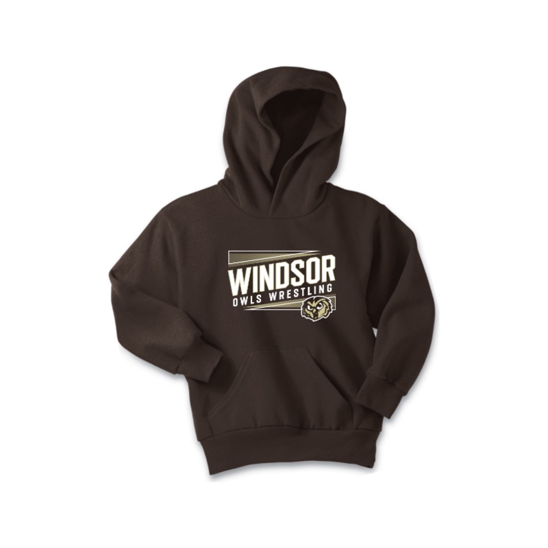 Windsor High School (MO) Port & Company – Youth Core Fleece Pullover Hooded Sweatshirt. PC90YH