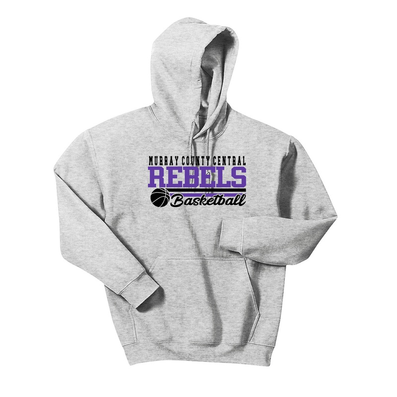 MCC Basketball Gildan  Heavy Blend Grey Hooded Sweatshirt