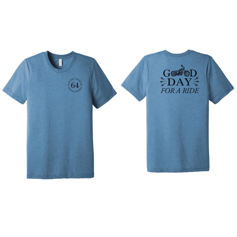 Slayton Legion Riders Bella Canvas Blue Shirt