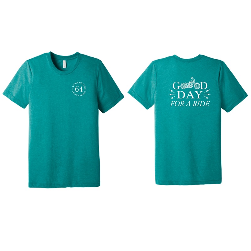 Slayton Legion Riders Bella Canvas Teal Shirt