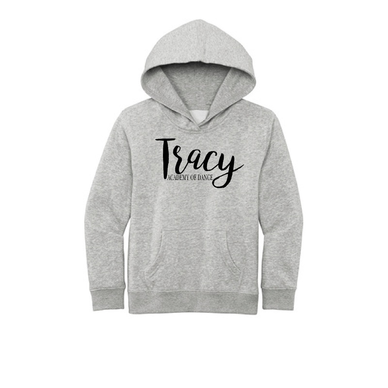 Tracy Academy of Dance District Thread Sweatshirt- Lt. Grey Heather (Youth Only)
