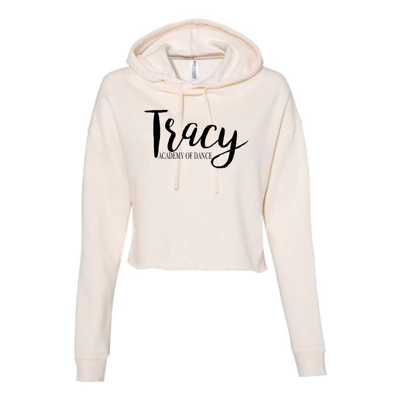 Tracy Academy of Dance Independent Trading Co. Cropped Sweatshirt- Bone (Adult Only)