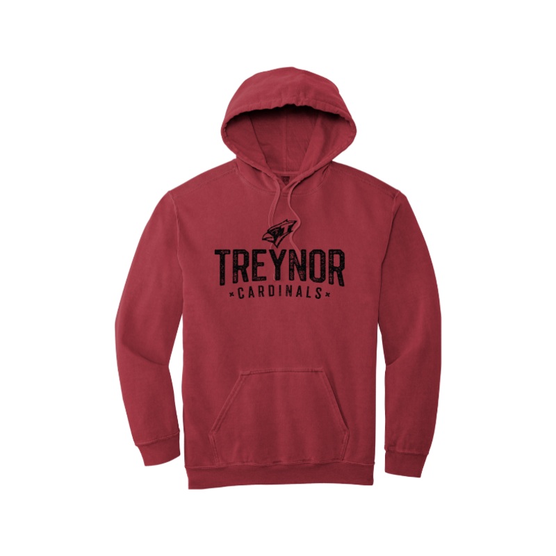 Treynor Wrestling Comfort Colors Garment-Dyed Hooded Sweatshirt