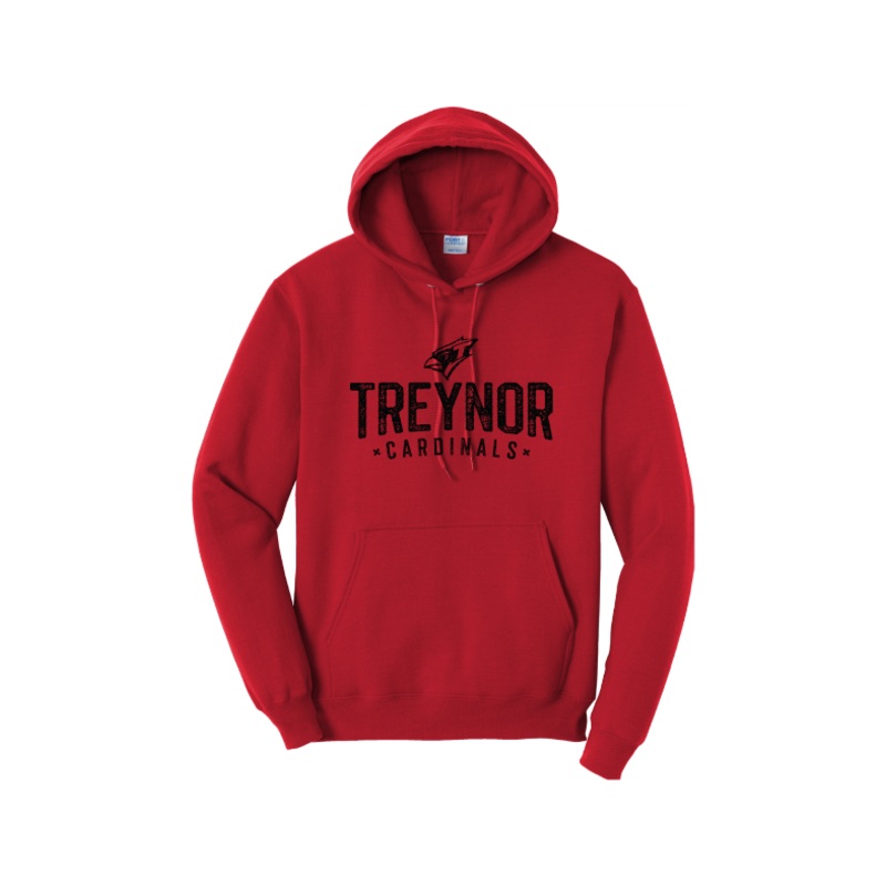 Treynor Wrestling Port & Company – Core Fleece Pullover Hooded Sweatshirt. PC78H