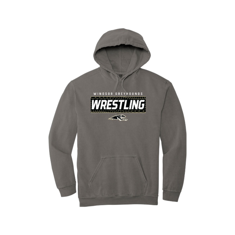 Windsor High School Comfort Colors Garment-Dyed Hooded Sweatshirt