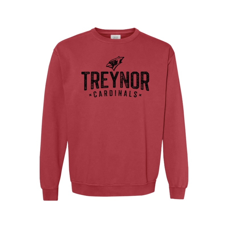 Treynor Wrestling Comfort Colors Garment-Dyed Sweatshirt