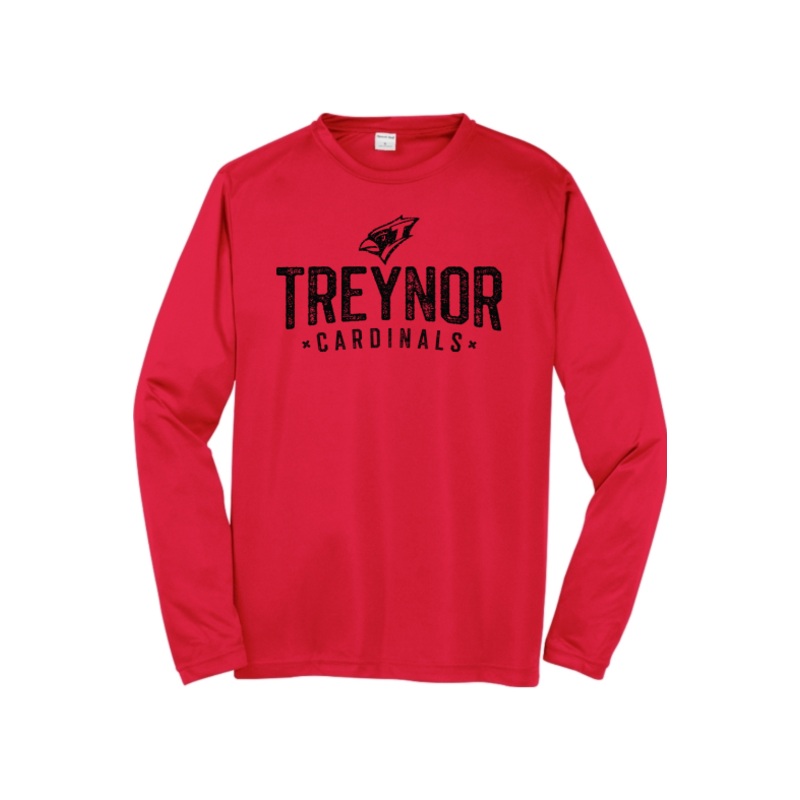 Treynor Wrestling Sport-Tek Long Sleeve PosiCharge Competitor Tee. ST350LS