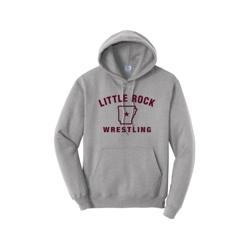 University of Arkansas at Little Rock – Wrestling Port & Company – Core Fleece Pullover Hooded Sweatshirt. PC78H