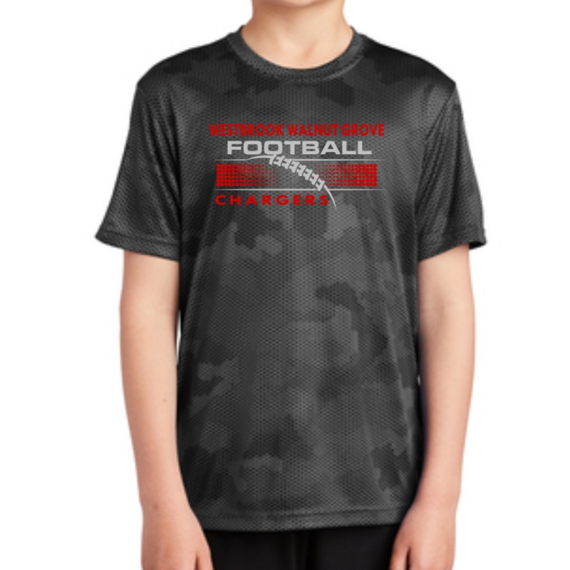 WWG Football 2023 : Sport-Tek Youth CamoHex Tee
