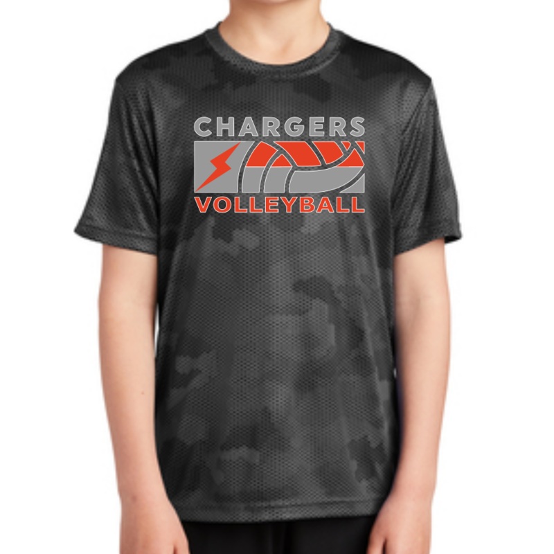 WWG Volleyball 2023 : Sport-Tek Youth CamoHex Tee