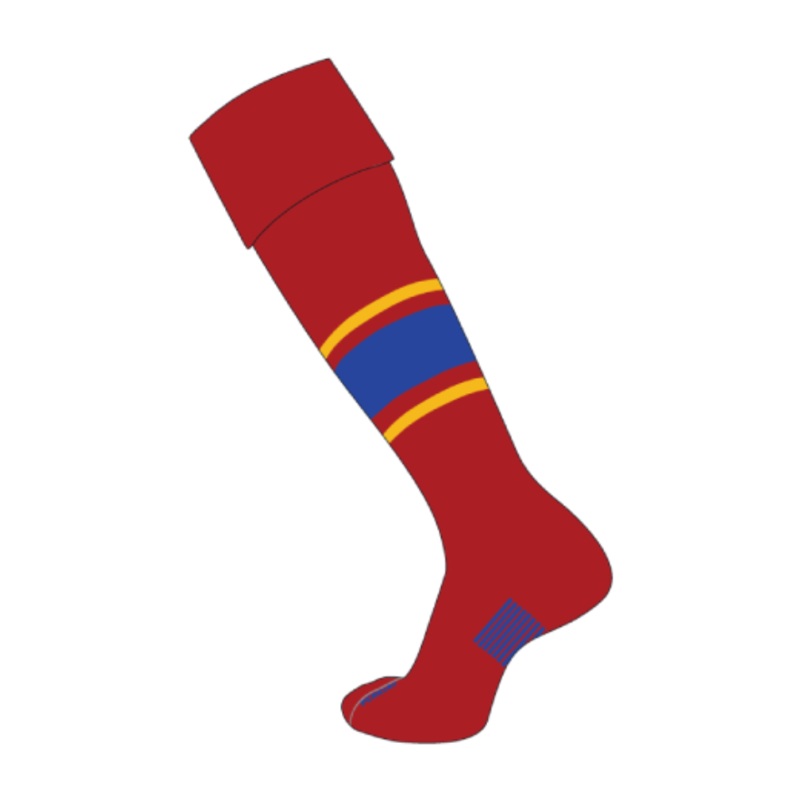 Custom Special Euro Socks – Stripes with Patch