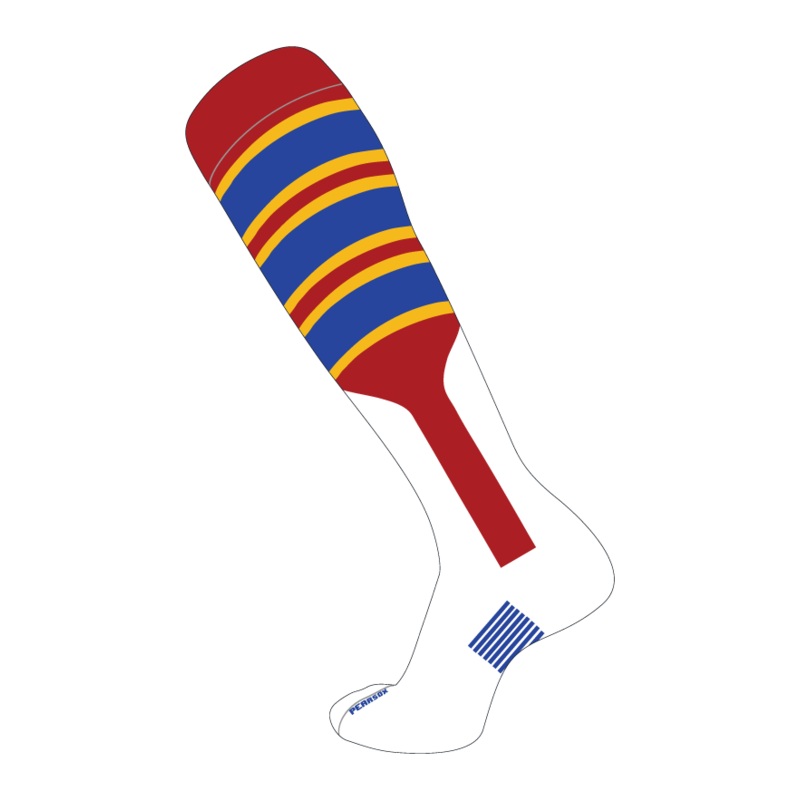 Doubleplay Socks – Three Patches with Stripes