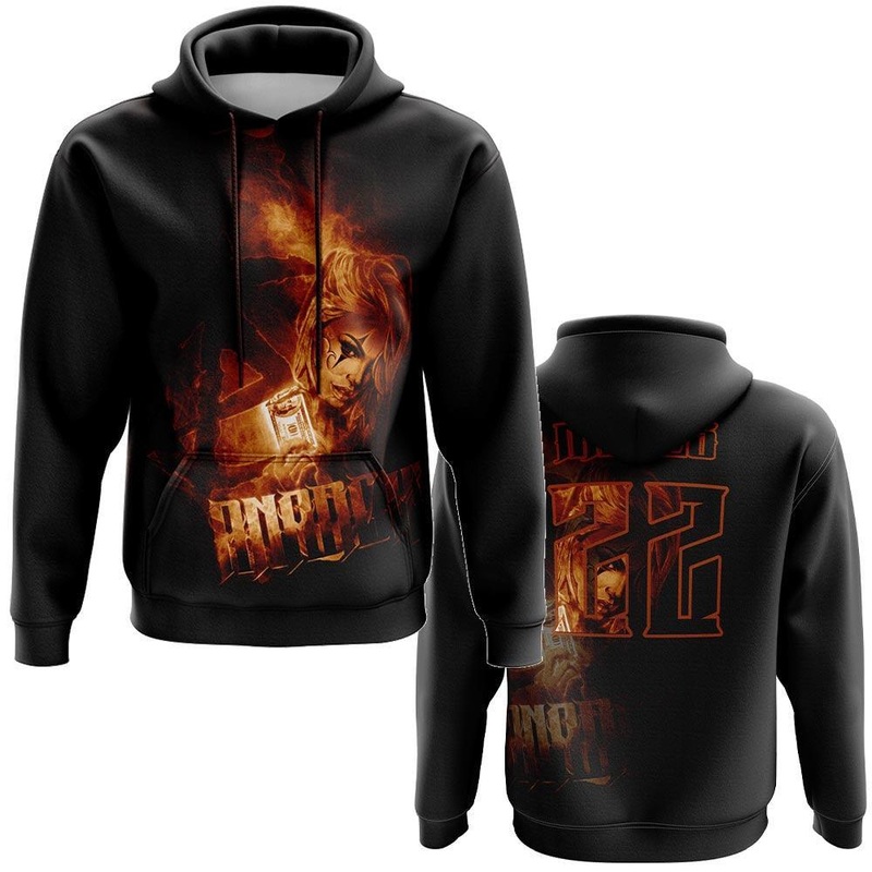 Anarchy Girl On Fire – Hoodie (Customized Buy-In)