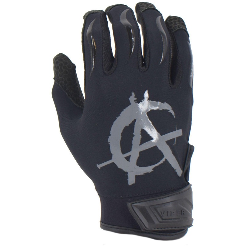 Viper Lite Premium Batting Gloves Leather Palm – Anarchy Edition Black/Charcoal