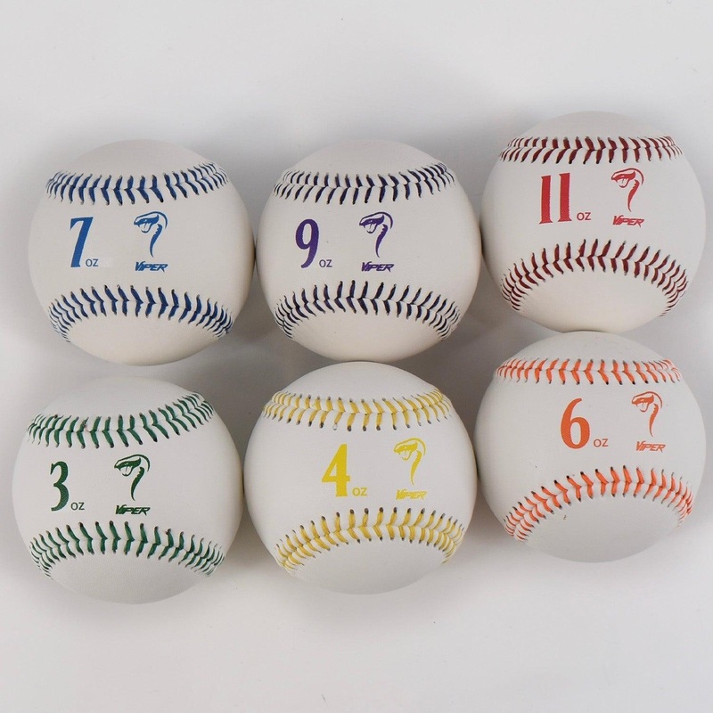 Viper Sports Weighted Training Baseballs – Over/Under Loading