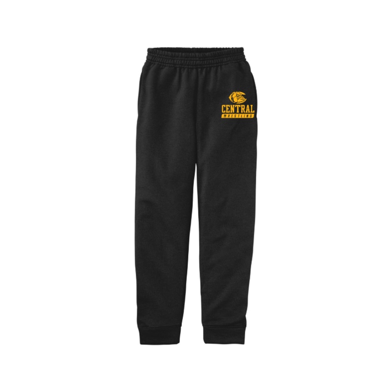 West Allis Central Wrestling Port & Company Youth Core Fleece Jogger. PC78YJ