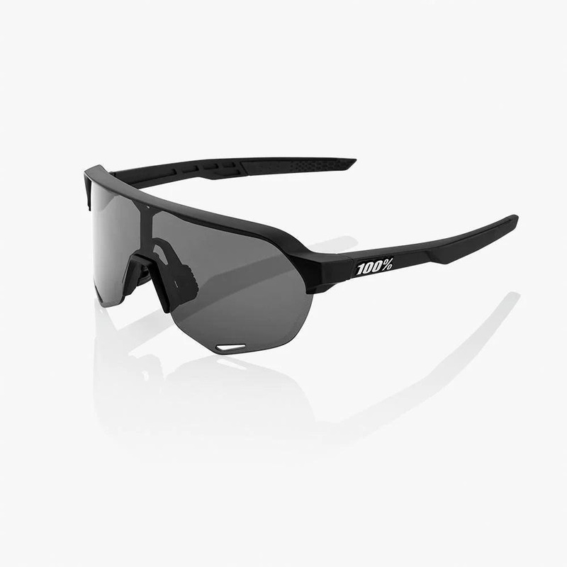 100 Percent Sunglasses – S2 – Soft Tact Black – Smoke Lens
