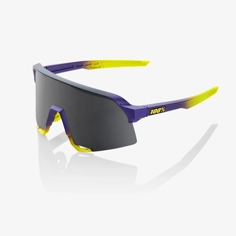100 Percent Sunglasses – S3 – Matte Metallic Digital Brights – Smoke Lens