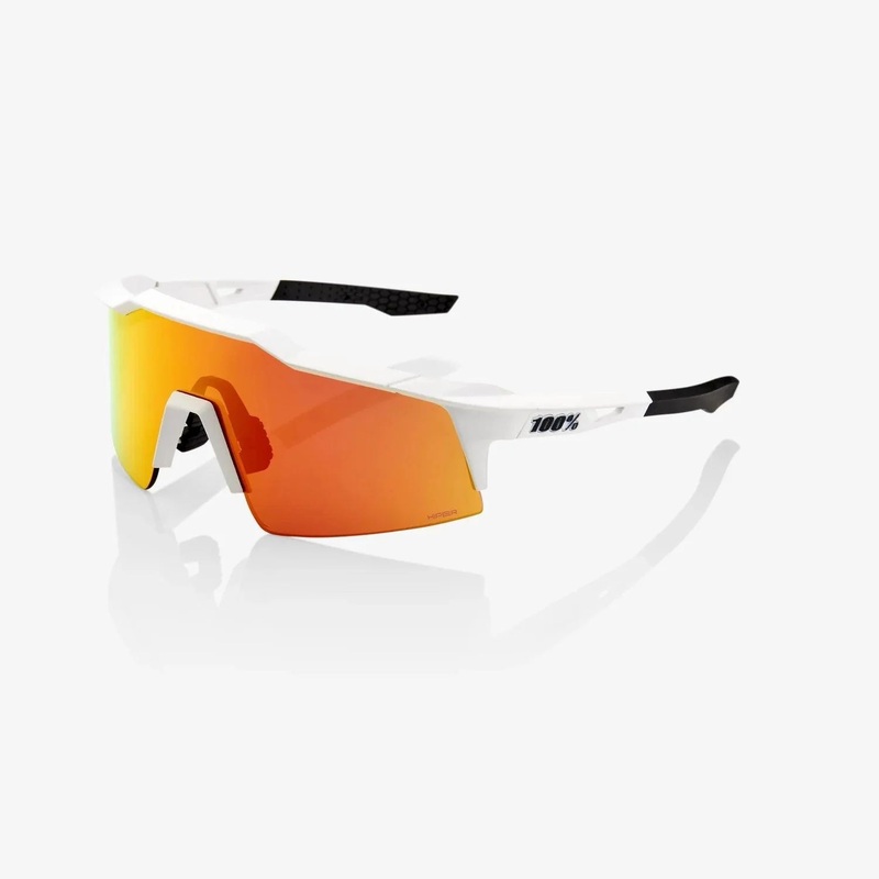100 Percent Sunglasses – SPEEDCRAFT SL – Soft Tact Off White – HiPER Red Multilayer Mirror Lens
