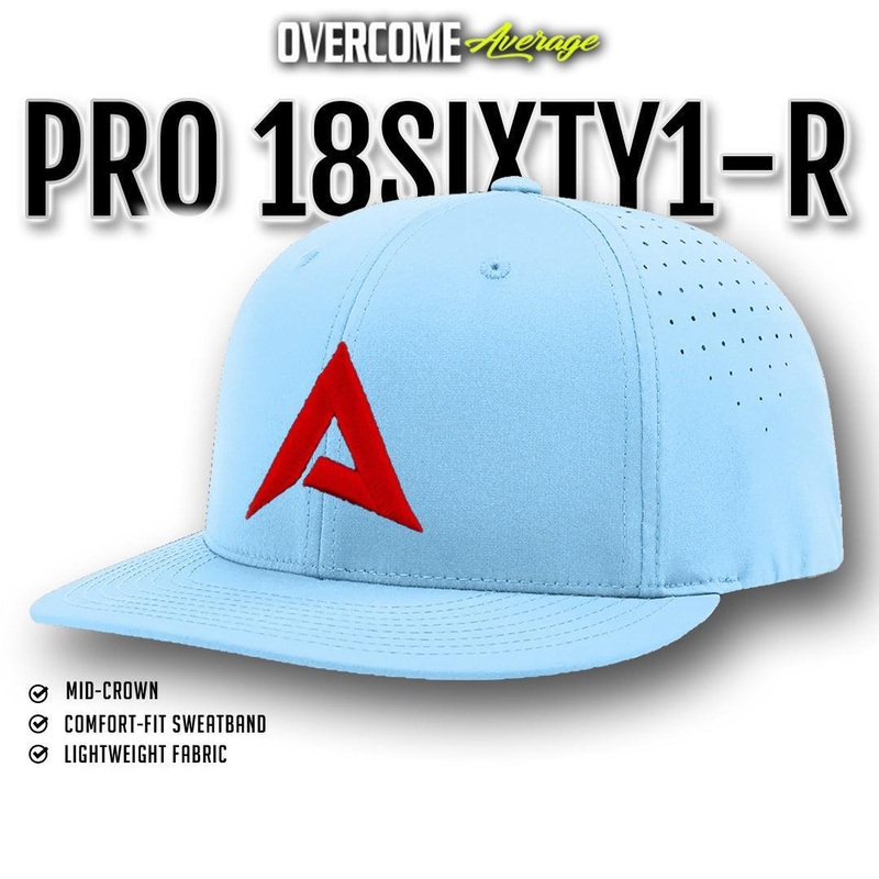 Anarchy – Pro 18SIXTY1-R Performance Hat – Carolina/Red