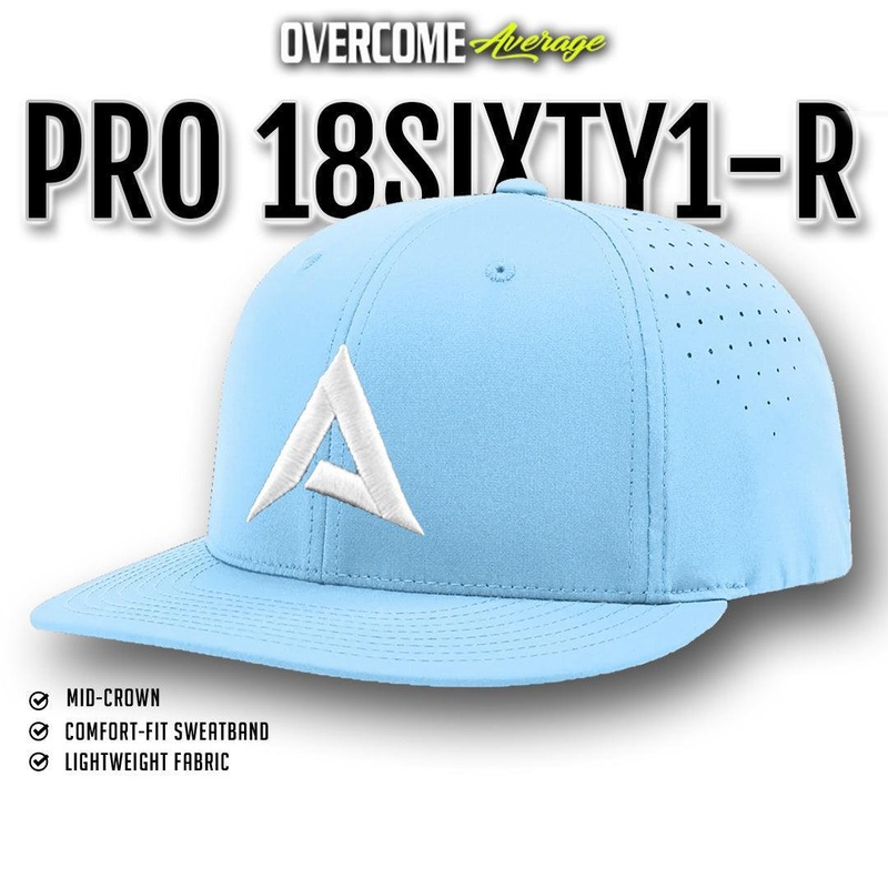 Anarchy – Pro 18SIXTY1-R Performance Hat – Carolina/White
