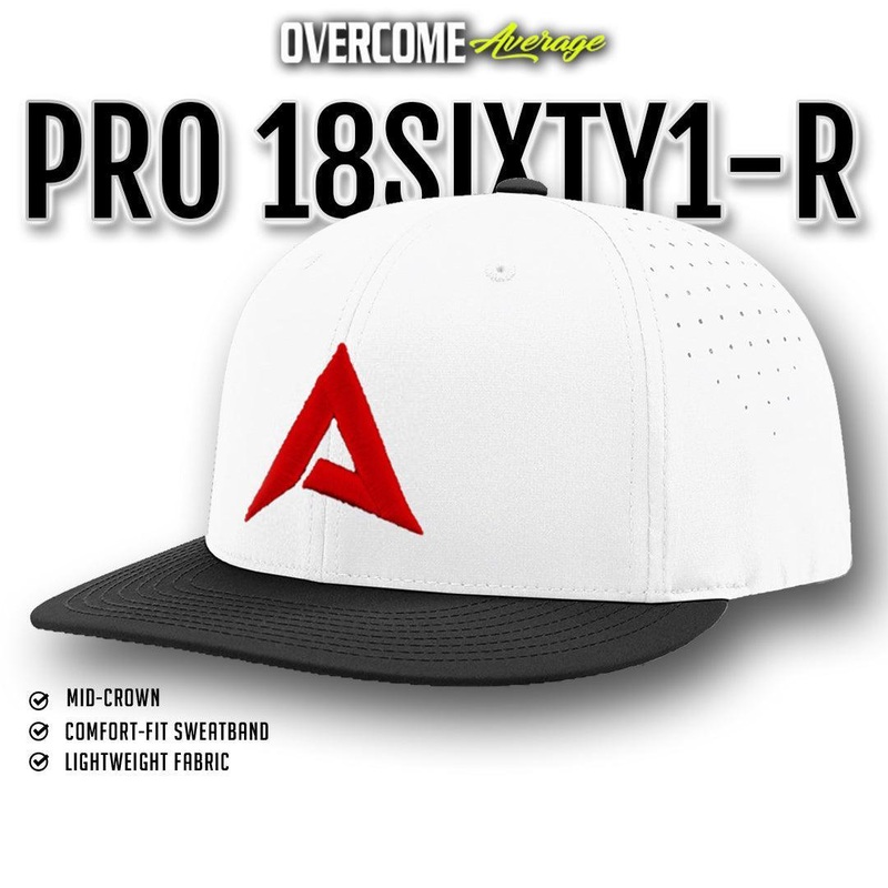 Anarchy – Pro 18SIXTY1-R Performance Hat – White/Black/Red