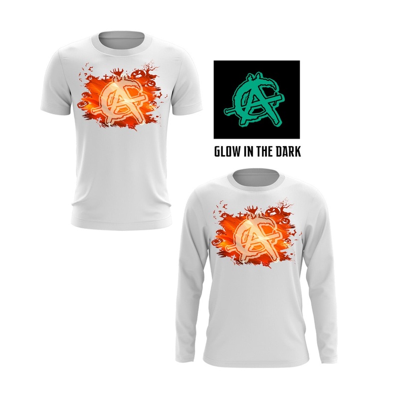 Halloween Glow In The Dark Logo – Semisub – Anarchy – White