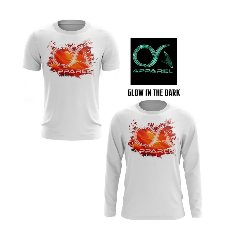 Halloween Glow In The Dark Logo – Semisub – OA – White