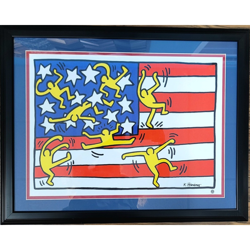 Keith Haring Flag