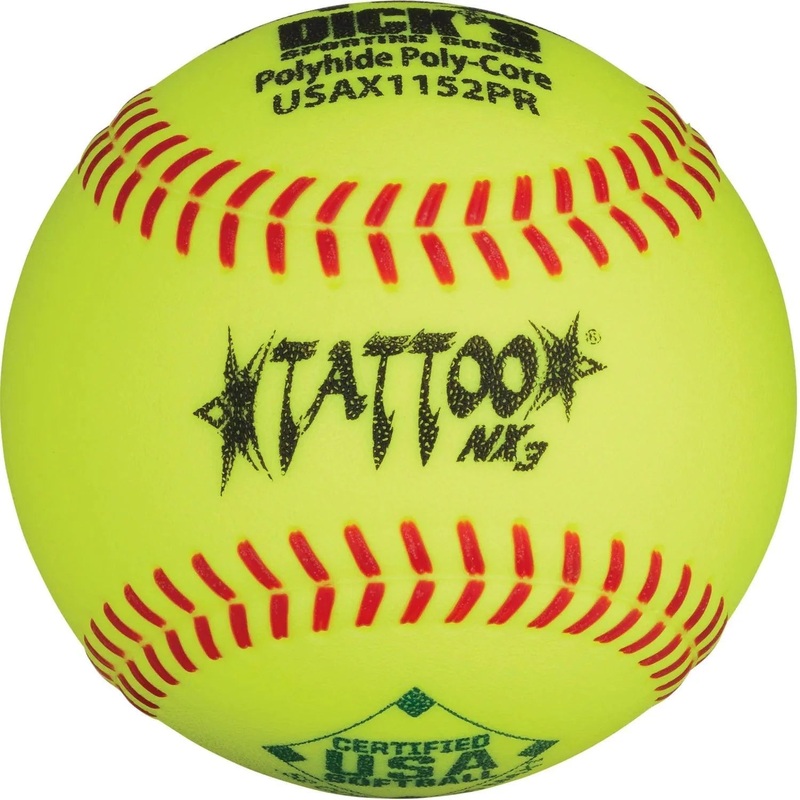 AD Starr Tattoo NX3 52/300 USA/ASA 11 Slowpitch Softballs – USAX1152PR