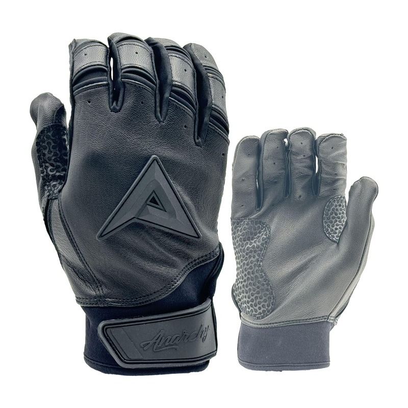 Anarchy Grindstone Short Cuff Batting Glove – Blackout