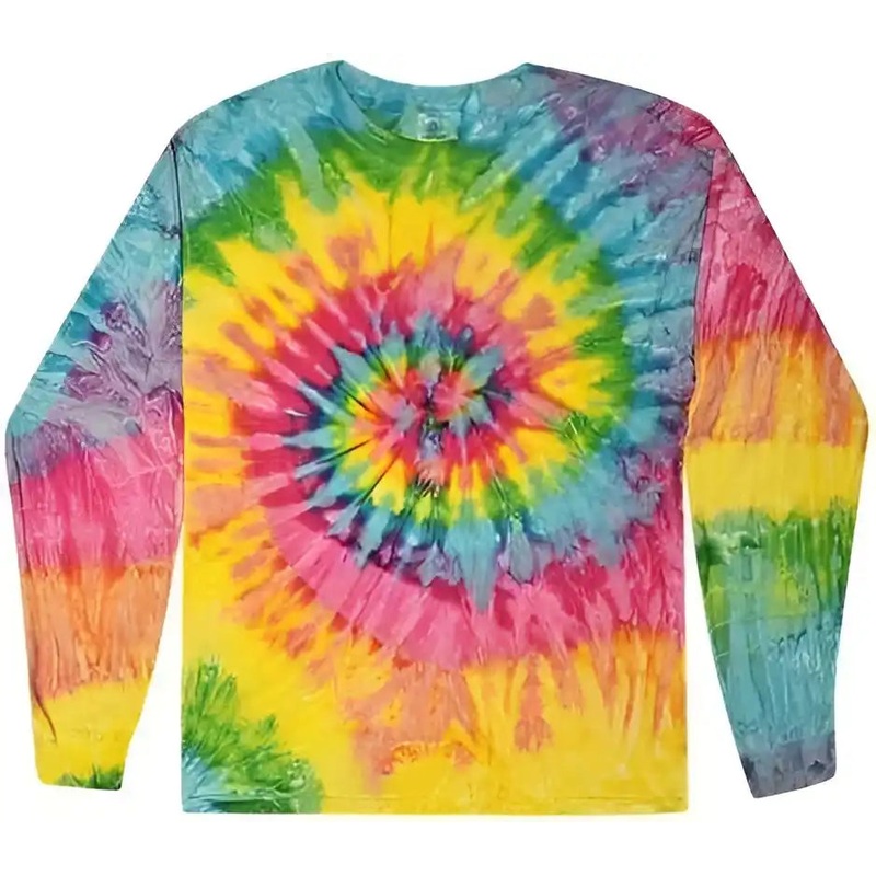 Colortone 2000Y Youth Tie-Dyed Long Sleeve T-Shirt – Saturn