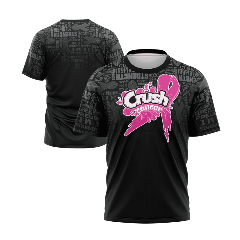 Crush Cancer Short Sleeve Shirt – Breast Cancer