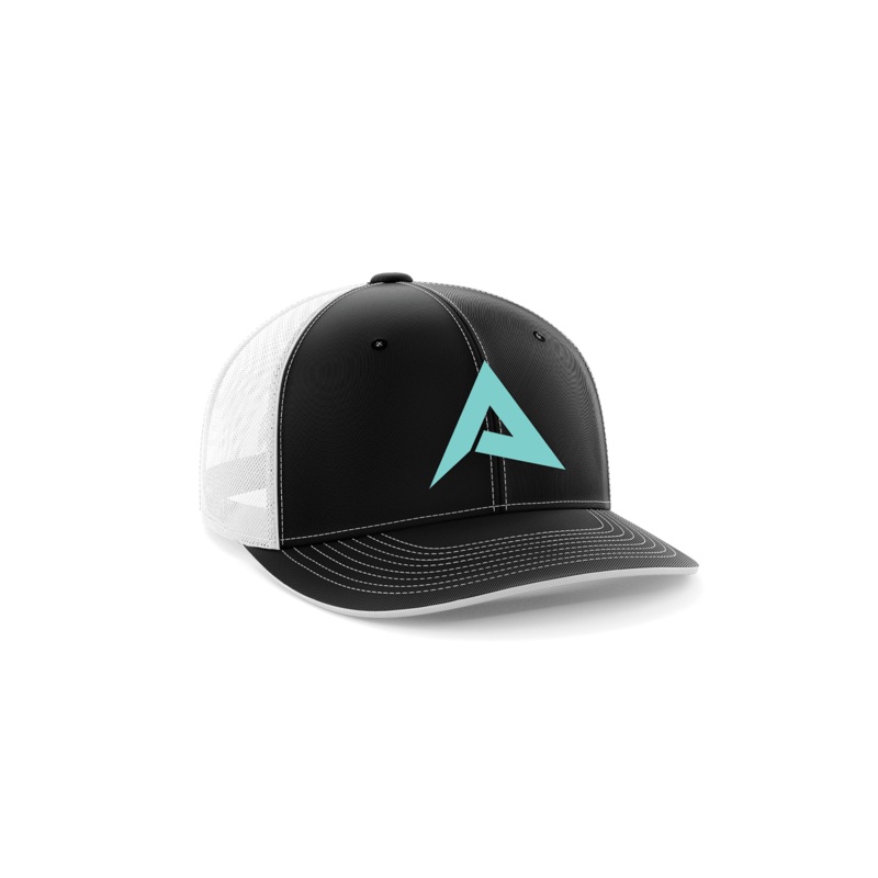 Anarchy 404M Performance Hat – New Logo – Black/White/Mint