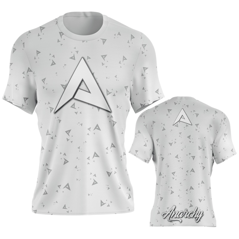 Anarchy Bat Company Short Sleeve Shirt – White Fade