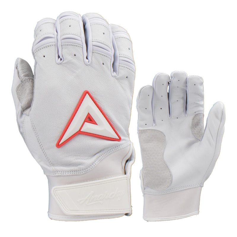 Anarchy Grindstone Short Cuff Batting Glove – Whiteout – Red