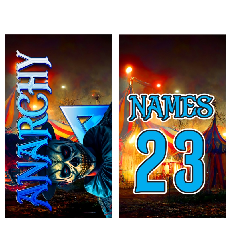 Anarchy Jester Bag Tag|mczr_price_16_99