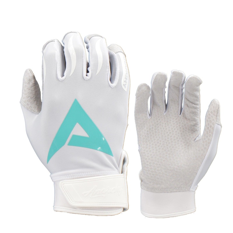 Anarchy Pro Grip Batting Gloves – Whiteout – Mint