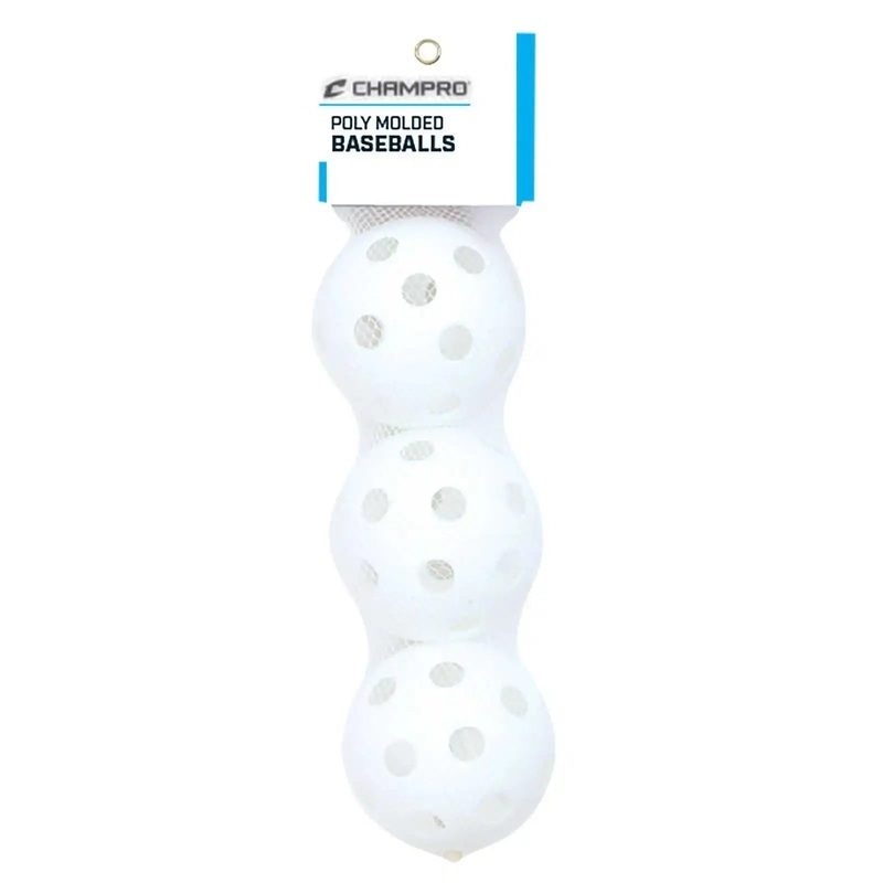 Champro CBB-51B Poly Baseballs3 Pack