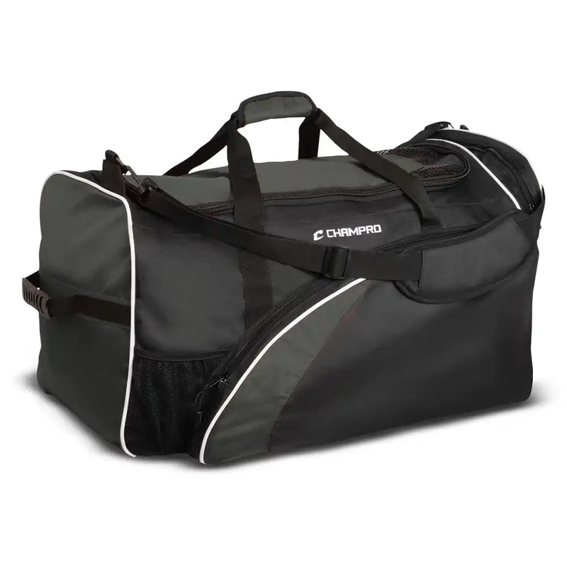Champro E43 Varsity Football Equipment Bag 28 X 15 X 15 – Black Gray