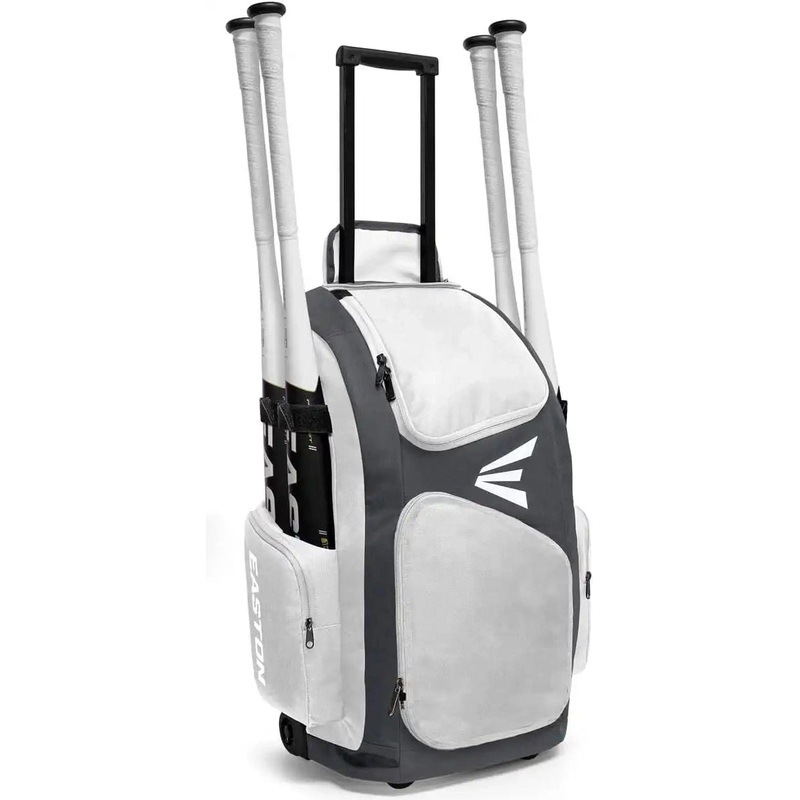 Easton Traveler Stand-Up Wheeled Bag – White